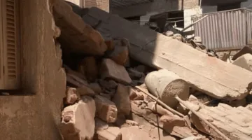 انهيار مبنيين في حدائق القبة.. واستمرار عمليات الإنقاذ