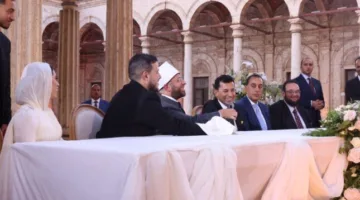 وزير الرياضة يحيي زفاف ابنته بحضور رئيس الوزراء وكبار الشخصيات (صور)