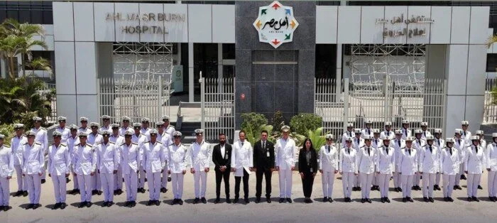 وزارة الداخلية تنظم جولة لطلبة أكاديمية الشرطة في مستشفى أهل مصر