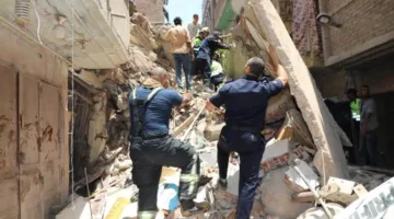 القاهرة: 3 أشخاص يدبرون أمرهم بعد حادث انهيار مبنيين في حدائق القبة ووجود حالة وفاة واحدة