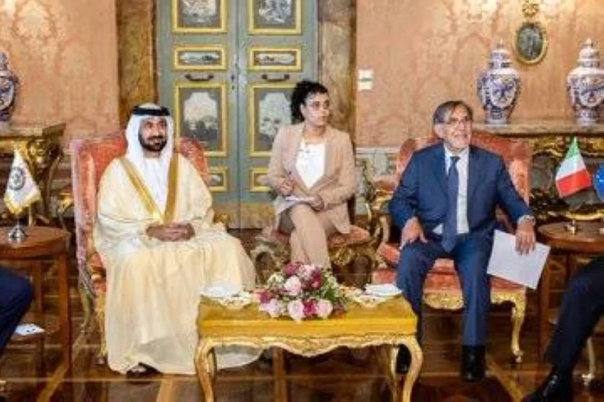 رئيس البرلمان العربي يجرى اجتماعًا مع رئيس مجلس الشيوخ الإيطالي رئيس البرلمان العربي يجرى اجتماعًا مع رئيس مجلس الشيوخ الإيطالي