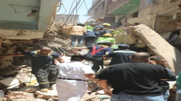 انهيار مبنيين في حدائق القبة: استمرار عمليات الإنقاذ بعد العثور على 12 شخصًا وإعلان حالتي وفاة