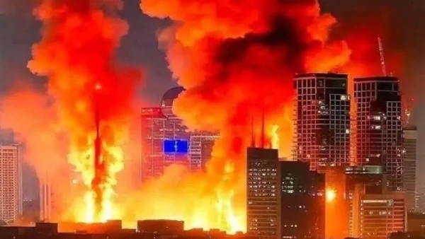 انفجارات هائلة وعنيفة في أماكن متعددة بإسرائيل تصاحبها صافرات الإنذار انفجارات هائلة وعنيفة في أماكن متعددة بإسرائيل تصاحبها صافرات الإنذار