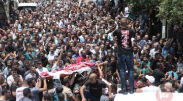 جنازة الشهيد محمد الهور في بلدة صوريف