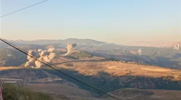 صور: مجموعة من الضربات الجوية التي نفذها الطيران الحربي استهدفت مناطق في الجنوب