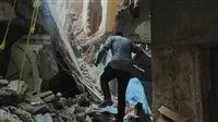 إنقاذ طفلة حية من تحت أنقاض عقار حدائق القبة المنهار بعد جهود بحث استمرت 7 ساعات