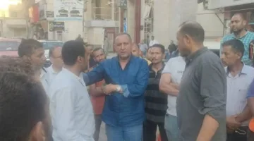 مدير “مياه الشرب” في الغربية يتابع سير عمل خط الطرد في بسيون بعد إصلاحه