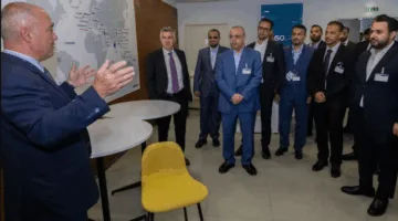 وفد هيئة الطيران المدني يتفقد مصنع إيرباص في مدينة تولوز الفرنسية