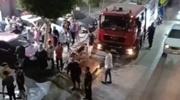 اندلاع حريق في شقة بالطابق الخامس في سوهاج