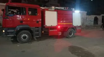 إرسال 4 سيارات إطفاء للسيطرة على حريق في مستودع كرتون ببنها في القليوبية
