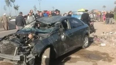 تفاصيل حادث انقلاب سيارة خاصة في مدينة رأس غارب بمحافظة البحر الأحمر