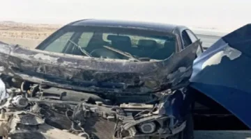 وفاة طفل وإصابة 16 شخصًا آخر في حادث تصادم بين سيارة خاصة وميكروباص على طريق العين السخنة في السويس