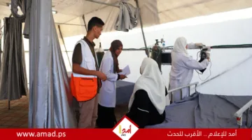 الهلال الأحمر الفلسطيني يفتح مستشفى ميداني شامل غرب خانيونس لتعزيز خدمات الصحة للنازحين.
