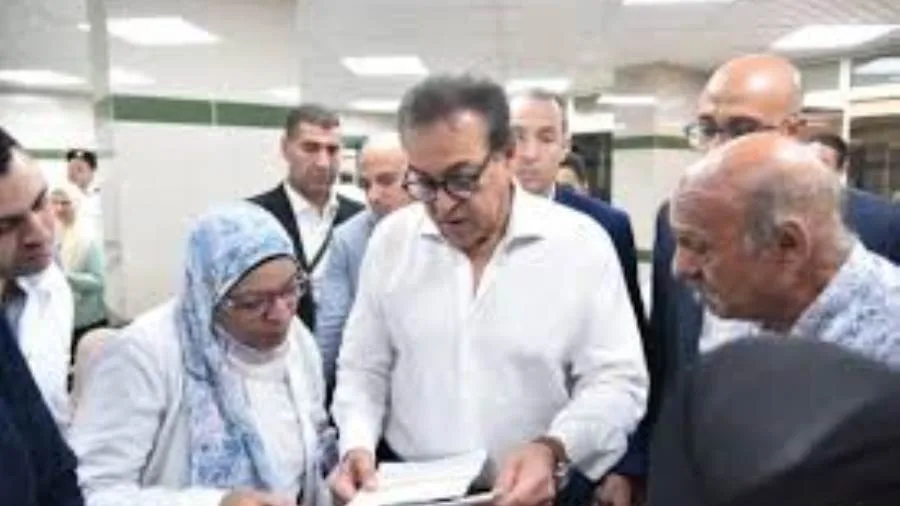 وزير الصحة يزور مستشفى مدينة نصر للتأمين الصحي ولجان الفحص الطبية المتخصصة وزير الصحة يزور مستشفى مدينة نصر للتأمين الصحي ولجان الفحص الطبية المتخصصة