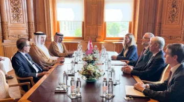 وفد من مجلس الشورى ينهي زيارته إلى سويسرا
