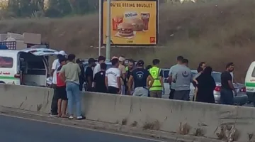 جنوباً: إصابتان نتيجة حادث مروري على الطريق السريع