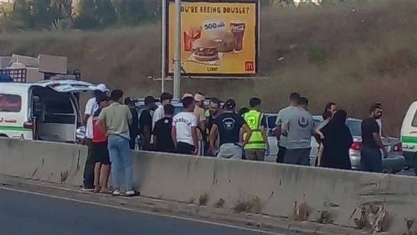 جنوباً: إصابتان نتيجة حادث مروري على الطريق السريع جنوباً: إصابتان نتيجة حادث مروري على الطريق السريع