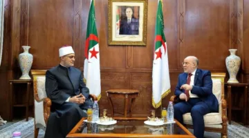 مفتي الجمهورية يلتقي وزير الأوقاف الجزائري لبحث سبل تعزيز التعاون في مجالات الفتوى