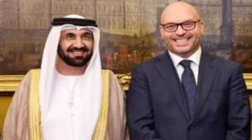 رئيس البرلمان العربي يزور رئيس مجلس النواب الإيطالي