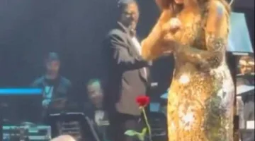 أنغام تأسر جمهورها بلحظة إنسانية مؤثرة أثناء حفلتها في الكويت