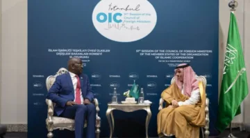 وزير الخارجية ونظيره من موريتانيا يتناولان التطورات الإقليمية والدولية