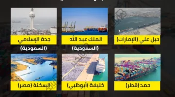 موانئ الشرق الأوسط: منافسة بمليارات الدولارات على مفتاح التجارة العالمية | إنفوجرافيك