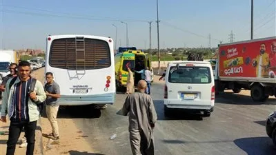 إصابة 7 أفراد جراء انقلاب ميكروباص على الطريق الدائري في قليوب إصابة 7 أفراد جراء انقلاب ميكروباص على الطريق الدائري في قليوب