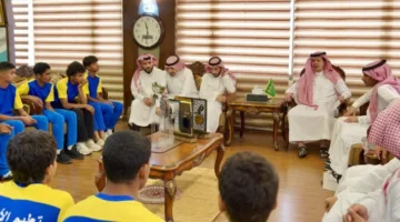 تعليم الأحساء يهنئ الفريق الوصيف للمملكة في بطولة نخبة كرة القدم