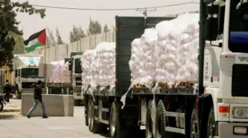 563 مليون دولار deficit in the Palestinian trade balance in April 2025
