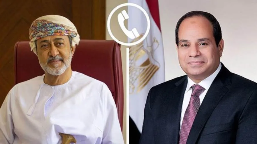 الرئيس السيسي يناقش مع سلطان عمان ضرورة إنهاء التصعيد الحالي بين إسرائيل وإيران. الرئيس السيسي يناقش مع سلطان عمان ضرورة إنهاء التصعيد الحالي بين إسرائيل وإيران.