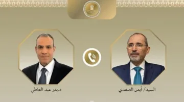 مصر والأردن تُعربان عن قلقهما إزاء تصاعد التوترات الإقليمية وتحثان على السلام.