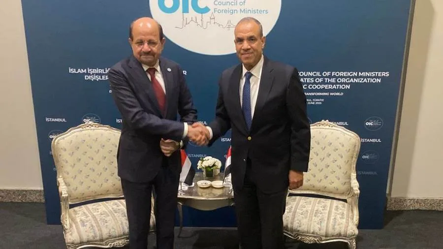 اجتماع وزير الخارجية ووزير الهجرة مع نظيره اليمني اجتماع وزير الخارجية ووزير الهجرة مع نظيره اليمني