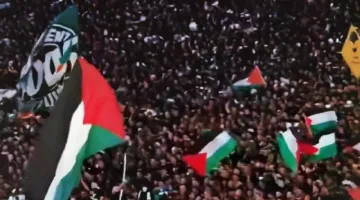 “الأغنية”.. عمل فني من مشجعي “الرجاء البيضاوي” في المغرب تأييداً لفلسطين