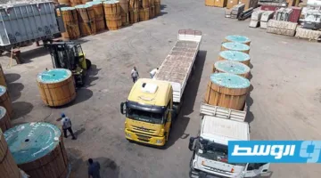 شركة الكهرباء تعزز مشاريع توزيع الغربية من خلال توفير كابلات جديدة