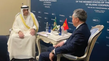 البديوي وكولوباييف يناقشان الاستعدادات النهائية للمنتدى الثاني للاستثمار بين مجلس التعاون ودول آسيا الوسطى