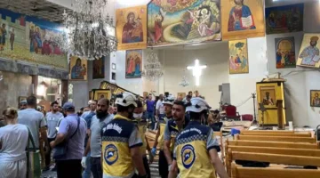 سوريا تندد بتفجير إرهابي استهدف كنيسة مار إلياس في دمشق