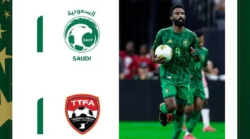 المنتخب السعودي يحقق التعادل مع ترينيداد ويتأهل لدور الثمانية في الكأس الذهبية