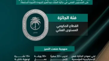 وزارة النقل والخدمات اللوجستية تحرز جائزة الملك عبدالعزيز للجودة في المستوى الفضي