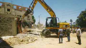 إزالة 28 حالة ت侵 على الأراضي في خمس قرى بمراكز محافظة أسيوط
