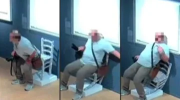 صورة تفضح سائحًا… اجلس على كرسي فني في المتحف ووقعت الكارثة
