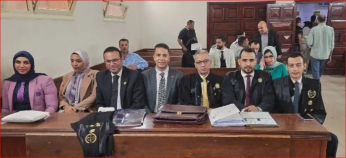 وصول فريق الدفاع عن الطفل ياسين لحضور الجلسة الأولى من الاستئناف