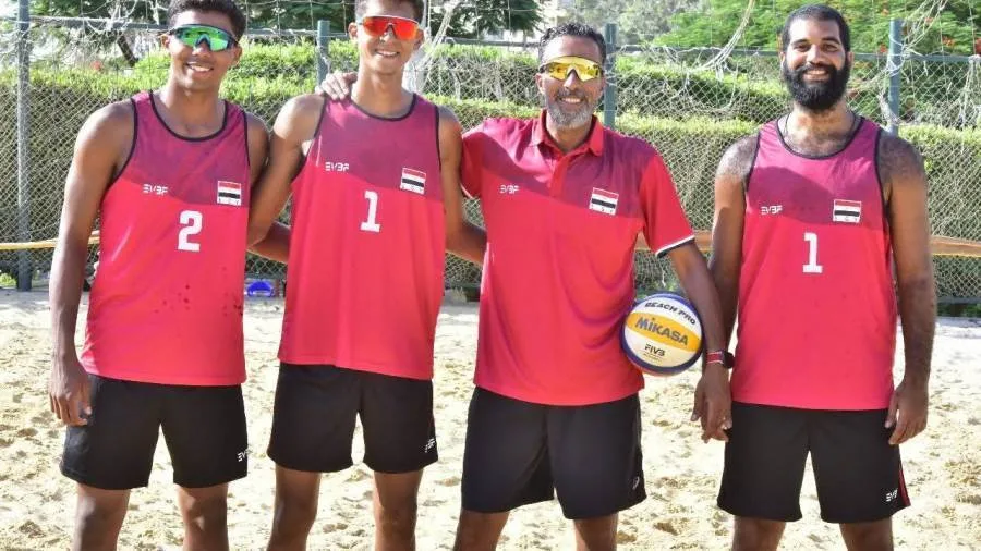 منتخب كرة الطائرة الشاطئية يتوجه إلى المغرب للمنافسة في البطولة الأفريقية