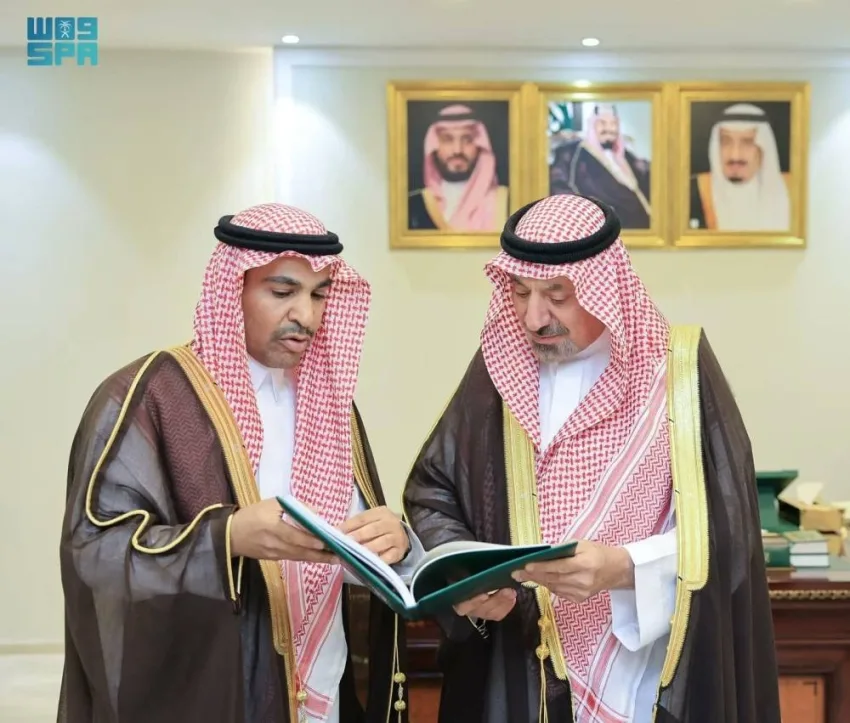 أمير نجران يستضيف المدير العام للمركز الوطني للبحوث وتطوير الزراعة المستدامة