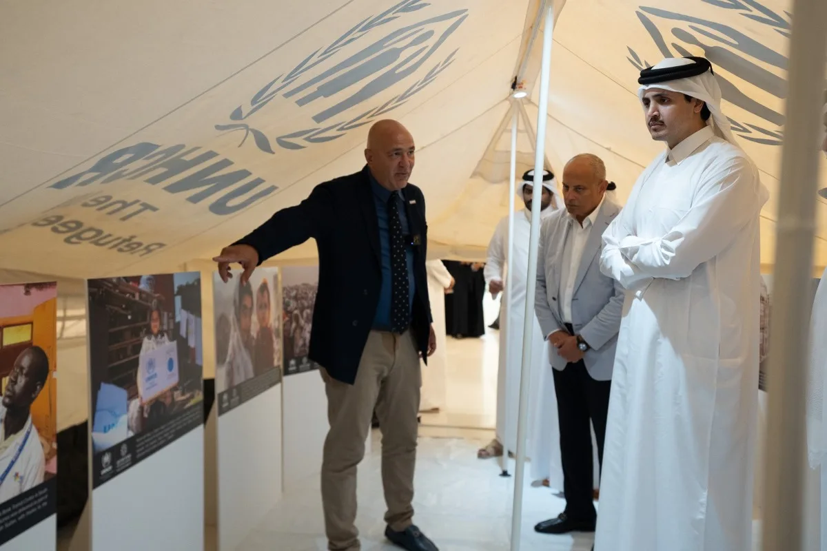 صندوق قطر للتنمية والمفوضية السامية لشؤون اللاجئين يطلقان معرض “اتبع آثارهم” صندوق قطر للتنمية والمفوضية السامية لشؤون اللاجئين يطلقان معرض “اتبع آثارهم”