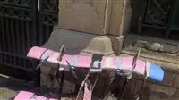 صورة الطائرة المسيرة التي تحطمت أمام جامعة القاهرة