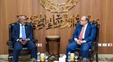 رئيس هيئة الدواء يلتقي وزير صحة موريتانيا لمناقشة أوجه التعاون في مجال الرقابة على الأدوية