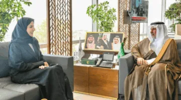 الربيعة يجتمع بسفيرة المملكة في بولندا
