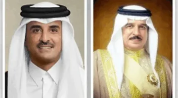 العاهل البحريني يتواصل هاتفيًا مع أمير قطر