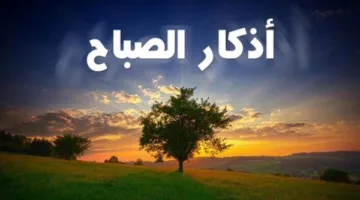 أذكار الصباح: كلمات تحصين المسلم من الشرور.