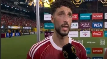 وسام أبو علي: أشعر بالحزن الشديد بعد مغادرة الأهلي لمونديال الأندية، وأتقدم بالشكر لجماهير القلعة الحمراء على الدعم القوي.
